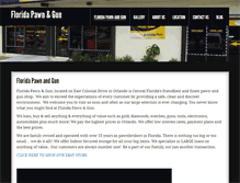 Tablet Screenshot of floridapawnandgun.com